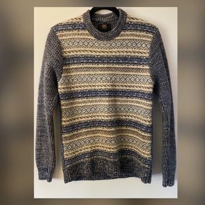 Frye Crew Neck Sweater cashmere/wool/alpaca/yak Hard to find!